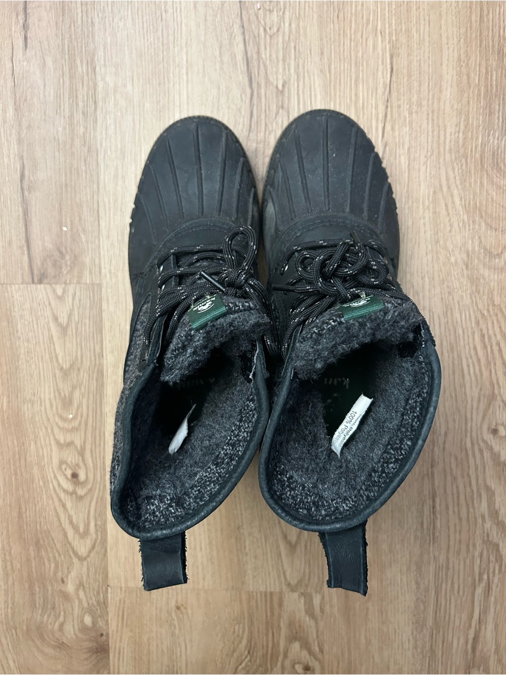Women’s Black & Grey Duck Boots